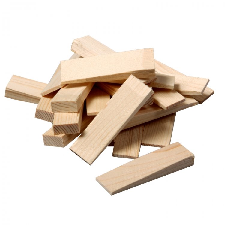 LEVIOR Klinky montážne drevené 65x18x0-12 (20ks) 37203